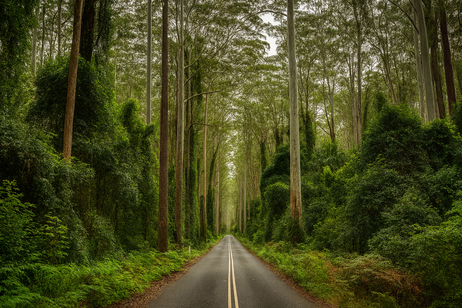 South Coast forest road
