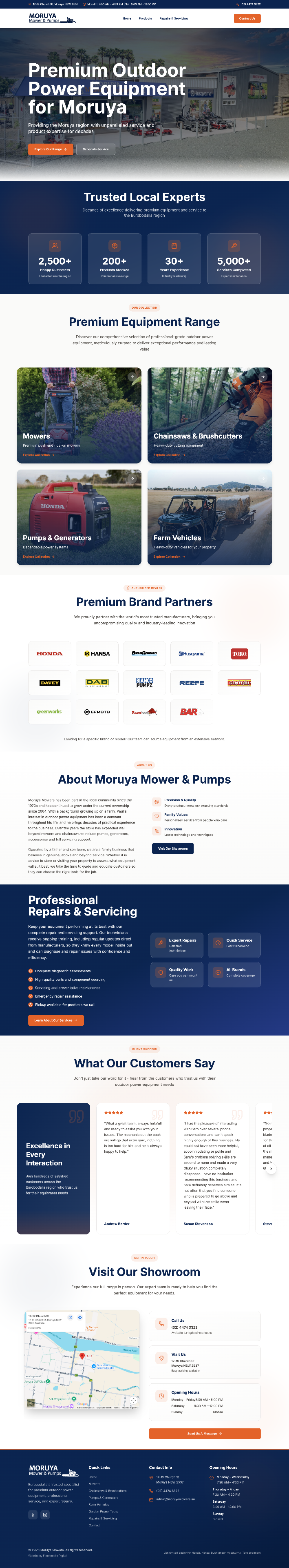 Moruya Mowers website