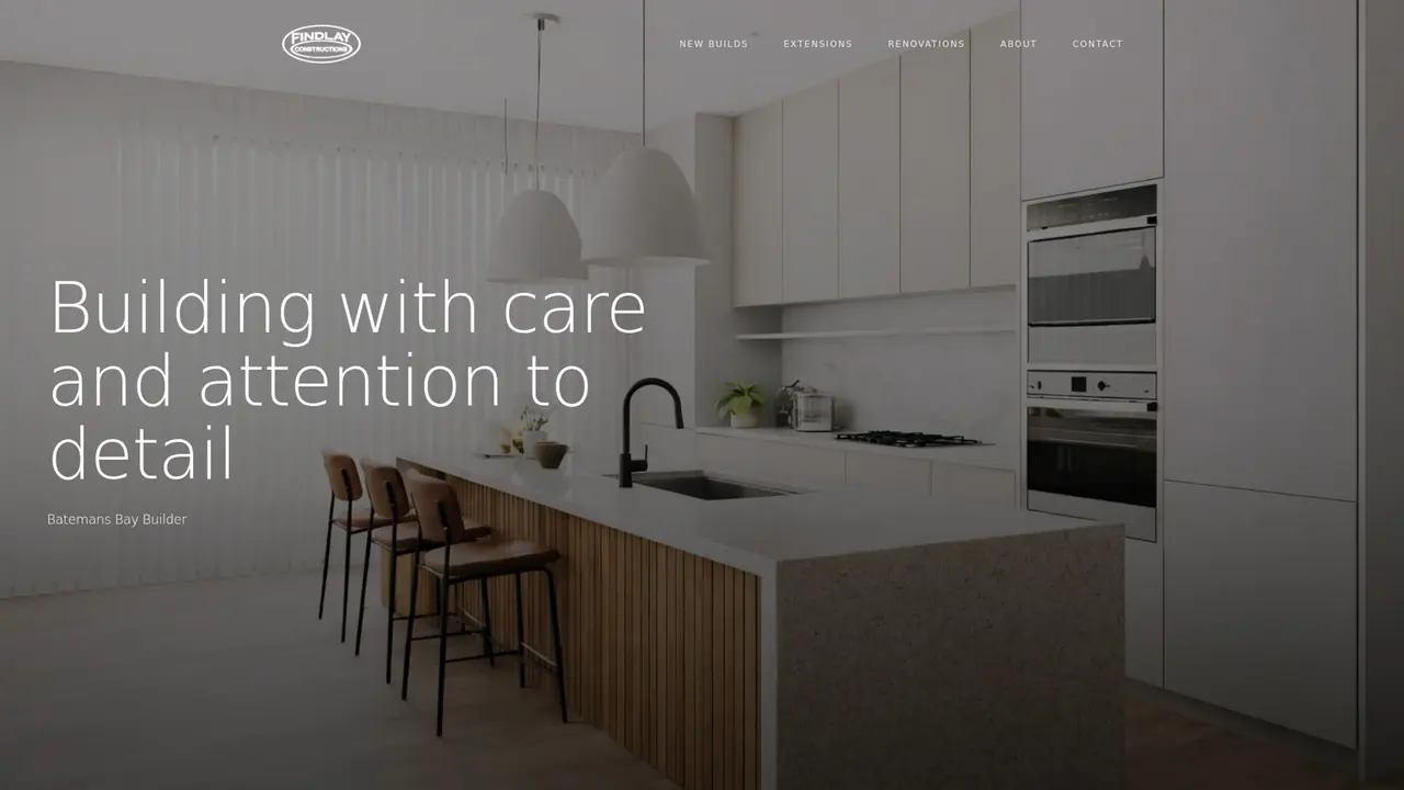 Findlay Constructions website